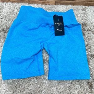 NVGTN Scrunch Shorts Blue